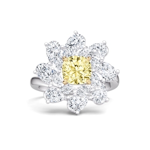 Nouvelle bague ovale rose en argent S925 pour femme, style niche, luxe léger, mode raffinée, bijoux de mariage de haute qualité, vente chaude - Product Image 4