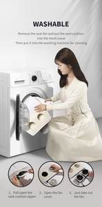 Cojín Ventilado Anjuny 5V USB para Cochecito de Bebé, <span class=keywords><strong>Silla</strong></span> Alta, <span class=keywords><strong>Silla</strong></span> de Paseo, Asiento de Bebé con Ventilador - Product Image 5