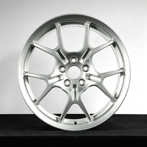 Jantes en alliage forgé SRD Y-Spoke 18 19 pouces 5x114.3 5x130 5x120RID, finition argent brossé, pour Supra 86/BRZ VW Golf BMW <span class=keywords><strong>Porsche</strong></span> - Product Image 1
