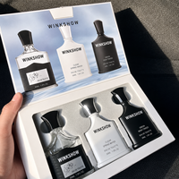 Ensemble d'affaires monochrome Clean Cedar Musk Eau de Cologne pour homme 100ml Vaporisateur de parfum Vente en gros Logo personnalisé