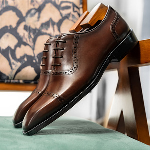 Zapatos de Hombre de Cuero Genuino de Alta Calidad, Hechos a Mano, Personalizados, Cómodos y Modernos para Uso Diario Informal y Bodas - Product Image 5