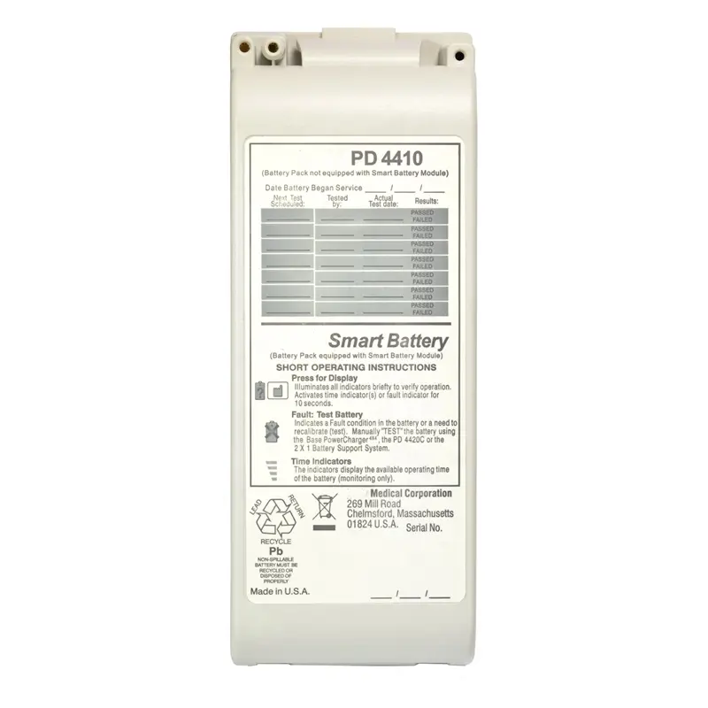 ZOLL série M défibrillateur batterie de remplacement pour PD 4410 PD4410 PD1600 PD1700 PD2000 10V 2500mAh batterie au plomb scellée