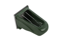 Boîte à fourrage pour veaux avec support galvanisé et revêtement en poudre, équipement d'alimentation suspendu pour bétail