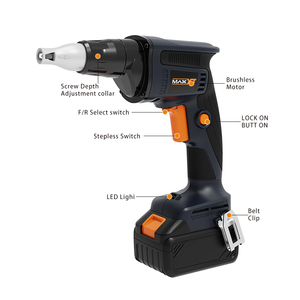 <span class=keywords><strong>Atornillador</strong></span> para Panel de Yeso Eléctrico sin Escobillas MAXXT con Alimentador Automático de Tornillos, Herramienta a Batería, Pistola de Tornillos para Pladur - Product Image 3