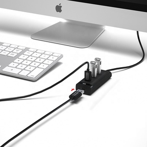 USB 2.0 4-Port Hub với chỉ số ánh sáng bên ngoài tốc độ cung cấp điện chb006 - Product Image 5