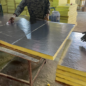 Panneau de laine de verre 1200x600 1200x300 1200x200 Haute densité 120kg Pour isolation - Product Image 1