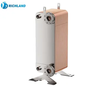 15m3/h Custom China Evaporator And Condenser Stainless Steel Brazed Plate Heat Exchanger For Air To Water Heat Pump