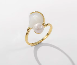 Ensemble de bijoux religieux classique en acier inoxydable plaqué or 18 carats |   Collier, boucles d'oreilles et bague de mariage avec pierres en zircon - Product Image 4