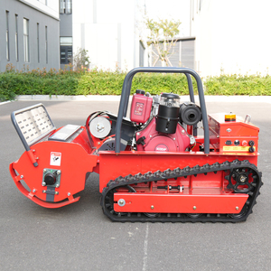 Big Power Diesel Engine Small Robot Grass Cutter Cutting Width 80cm 100cm 120cm <b>Remote</b> Control Crawler Lawn <b>Mower</b> <b>Flail</b> <b>Mower</b> - Product Image 5