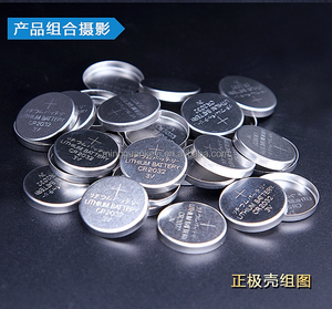 Vật liệu 316 CR2032 nút pin tích cực và tiêu cực trường hợp + Mùa Xuân + không gian nút hộp pin/nút Loại pin Bìa - Product Image 2