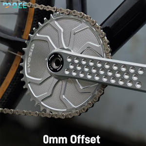 Plato de Cadena Cerrado SeeMore de 3 Pernos, Aleación de Aluminio CNC, 52-56T, para Bicicleta de Pista, Piñón Fijo - Product Image 4