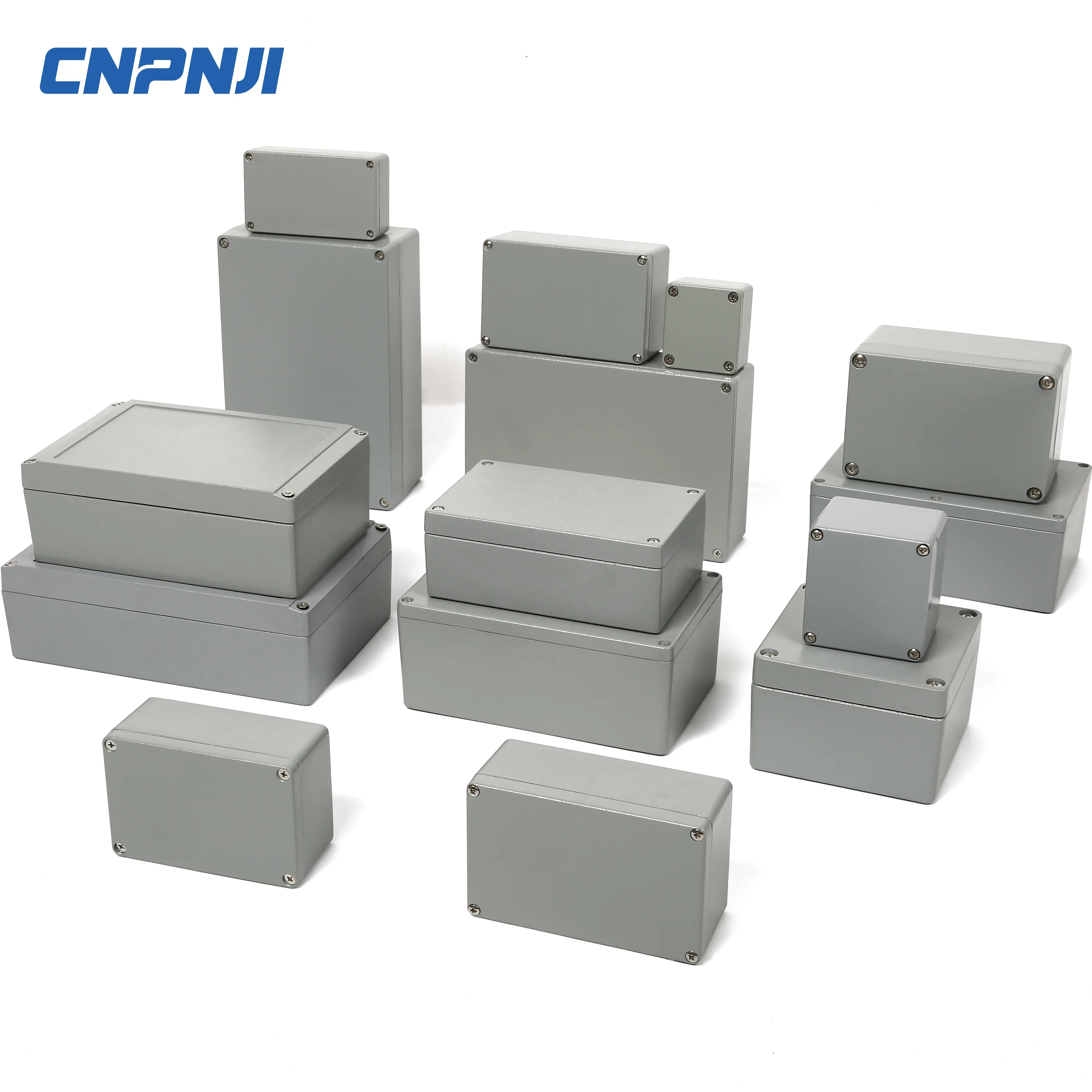 Caja de sellado electrónico de Metal, marco de aluminio, caja de conexiones, resistente al agua IP67