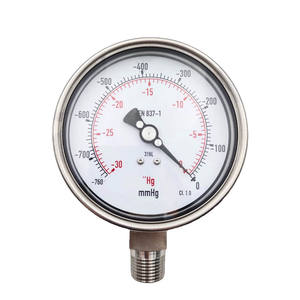 <span class=keywords><strong>Wika</strong></span> Tamamen Paslanmaz Çelik Basınç Göstergeleri Sıvı Doldurulmadan Bağlantı Tipi 1/2 İnç NPT - Product Image 3