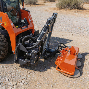 Vente en gros usine : Scie circulaire à trois lames pour mini-chargeuse, taille-haie hydraulique pour <span class=keywords><strong>l</strong></span>'élagage des arbres, des pelouses, des arbustes et des buissons - Product Image 2