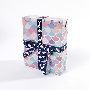 Rollo de papel de regalo de cumpleaños metálico suave al por mayor 80gsm papel tisú, 43*300cm embalaje de regalo personalizado de lujo - Product Image 5