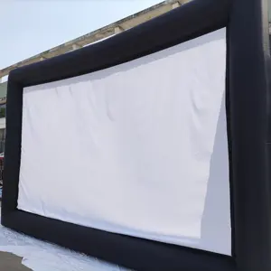 12Ft Om 33ft Outdoor En Indoor Projector Screen Opblaasbare Filmscherm