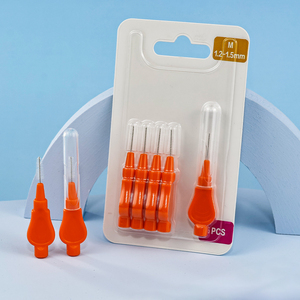 Cepillo interdental de cerdas de lavado con agua, diferentes colores y <span class=keywords><strong>tamaños</strong></span>, tipo de moneda, tapa larga para el polvo, <span class=keywords><strong>cepillos</strong></span> <span class=keywords><strong>interdentales</strong></span> - Product Image 1