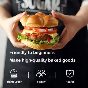 Moule à <span class=keywords><strong>hamburger</strong></span>, moule à <span class=keywords><strong>hamburger</strong></span> en acier au carbone antiadhésif <span class=keywords><strong>de</strong></span> 5 pouces, grand moule <span class=keywords><strong>de</strong></span> cuisson <span class=keywords><strong>de</strong></span> 4 tasses pour petits pains à <span class=keywords><strong>hamburger</strong></span> faits <span class=keywords><strong>maison</strong></span>, plateaux <span class=keywords><strong>de</strong></span> cuisson - Product Image 5