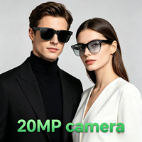 Lunettes intelligentes W660 AI avec caméra 20MP Ultra HD, reconnaissance photo, traduction linguistique en temps réel