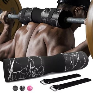 Coussin de squat confortable coussin d'haltères utilisation de gymnastique coussin de barre d'éponge en mousse de protection pour Squats fentes hanche poussée cou soutien des épaules - Product Image 3