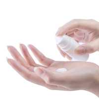 Ensemble de flacons pompe sans air en PP blancs écologiques de 5 ml, 10 ml et 15 ml avec bouchon à pression en forme de bec de canard, flacon de lotion cosmétique