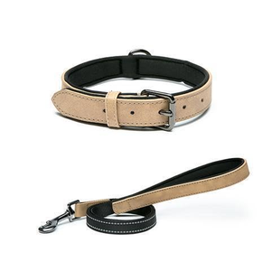 ปลอกคอสุนัขหนังปรับได้พร้อมโลโก้สั่งทำขายส่ง - Product Image 1