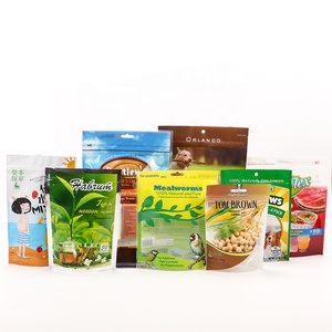 Vente en gros de papier d'<span class=keywords><strong>aluminium</strong></span> réutilisable de qualité alimentaire avec fermeture éclair à fond plat sac <span class=keywords><strong>déodorant</strong></span> personnalisé 300g sac à linge à perles - Product Image 6