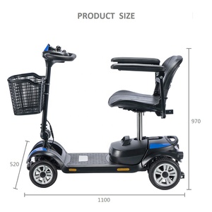 Scooter Eléctrico Original KSM-906 para Movilidad, Scooter Eléctrico de 4 Ruedas para Adultos con Discapacidad, Scooter Eléctrico de <span class=keywords><strong>Golf</strong></span> de 4 Ruedas, Silla de Ruedas Eléctrica para Personas Mayores - Product Image 3
