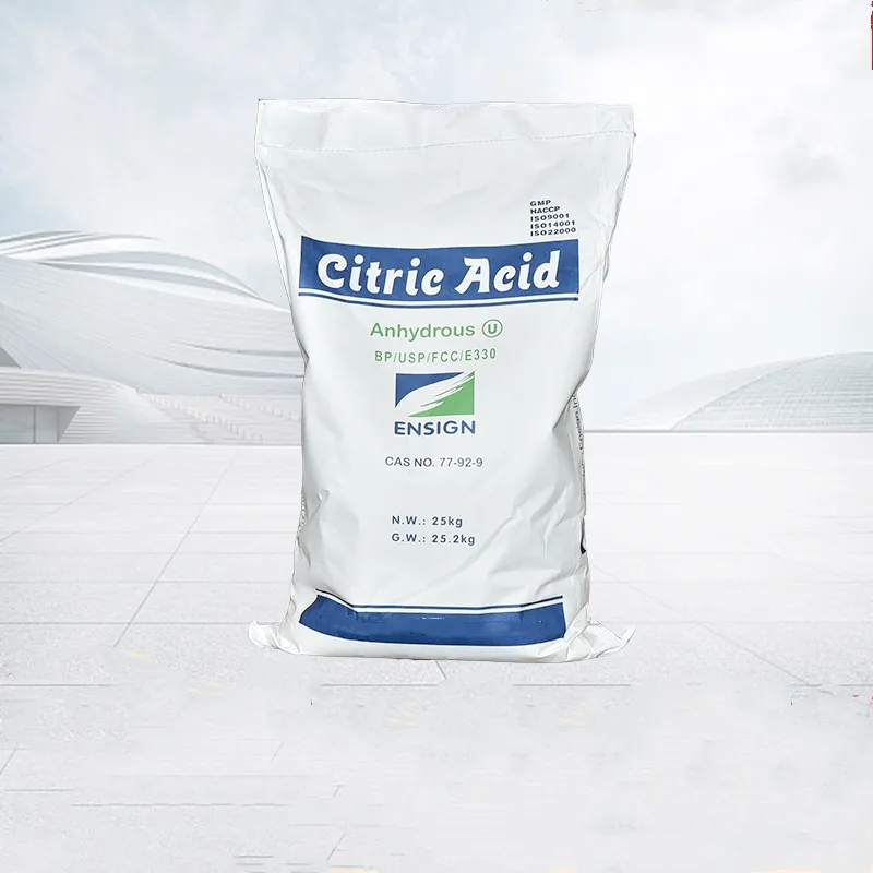 Wholesale citric acid anhydrous food grade and citric acid monohydrate 25kg bag 200mesh