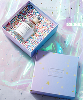 Emballage en carton rigide de luxe avec impression personnalisée pour bijoux cadeaux de mariage, couvercle et boîte en papier de Base