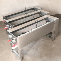 Laveuse et emballageuse d'œufs à rouleaux électriques à rangée unique en acier inoxydable pour nettoyer les œufs