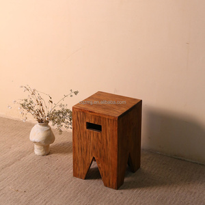 Meubles de loisirs de luxe modernes, imperméables, en bois massif, résistants aux intempéries, pour patio, jardin, bar extérieur, tabourets de bar - Product Image 1