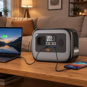 Estación de Energía Portátil de 300W, Generador Solar de Onda Sinusoidal Pura, USB-C PD 3.0, LED, para Camping, Emergencias al Aire Libre - Product Image 5