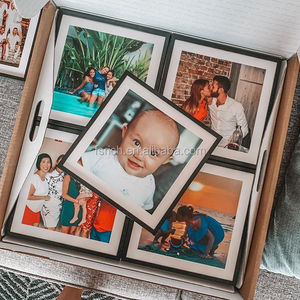 Bán Buôn Tường Nghệ Thuật Trang Trí Nội Thất Hiển Thị Hài Hước 20X20 Tường Khung Hình 8X8 Hộp Quà Tặng Khung Ảnh Vuông - Product Image 5