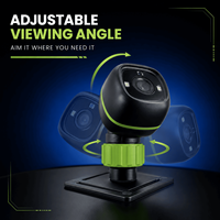 Caméra de surveillance bébé infrarouge pour voiture, vision nocturne IR, vue du siège arrière, angle réglable, connexion Plug and Play, accessoire de caméra embarquée