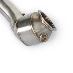 MPER pour <span class=keywords><strong>Mercedes</strong></span> E300 <span class=keywords><strong>E200</strong></span> W213 2.0T 2017-2022 Downpipe en acier inoxydable T304 pour conduite à droite, amélioration des performances sonores sportives - Product Image 4