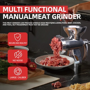 Manual Aluminum <b>Meat</b> <b>Grinder</b> & Sausage Maker with Non-Stick and Eco-Friendly Features Kitchen Tool for Home Use - Product Image 4