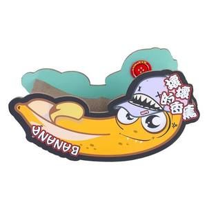 Arranhador de Papel em Forma de Banana Grande, Durável e Ecológico, Brinquedo de Treinamento para Gatos, Arranhador de Papel para Afiar Unhas - Product Image 1