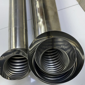 Tube de cheminée pour matériau en acier inoxydable <span class=keywords><strong>double</strong></span> couche pour geyser à gaz instantané monocouche pour utilisation de la fumée d'échappement de modèle de type <span class=keywords><strong>conduit</strong></span> - Product Image 3