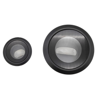 Lumière LED encastrée en verre, indice de protection IP67, construction en aluminium, éclairage paysager extérieur, faisceau asymétrique, escalier, route, dimmable