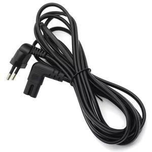 3M C7 Cordon d'alimentation à angle de 90 degrés pour <span class=keywords><strong>Samsung</strong></span> Philips Sony LED <span class=keywords><strong>TV</strong></span> EU Schuko CEE7/16 à IEC C7 Câble adaptateur d'alimentation Cordon VDE - Product Image 1