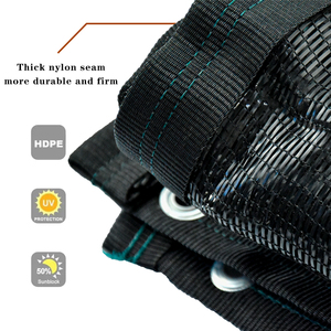 Oferta Especial: Malla de Sombra Negra Agro de 70% de Protección Solar, Directa de Fábrica, para Exteriores y Sobre Caminos de Entrada - Product Image 6