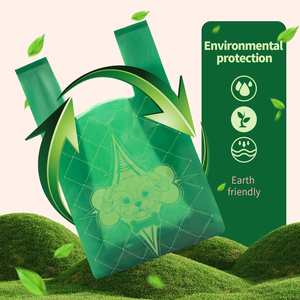 Juicepet Nouveaux Sacs à Déchets pour Animaux de Compagnie Écologiques et Biodégradables de 0,015 mm d'Épaisseur, Style Gilet, pour Petits Animaux - Product Image 1