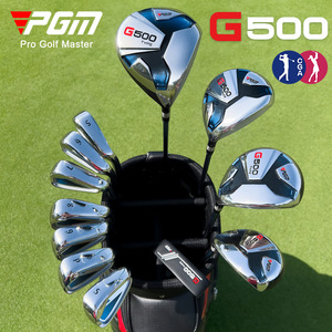 PGM <strong>Golf</strong> <strong>Clubs</strong> Full <strong>Set</strong> for Men Beginners Titanium Alloy Driver Irons Putter S Flex High Rebound Low Center of Gravity 12 Pieces - Product Image 1