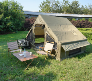 경량 고급 사막 글램핑 텐트, 옥스포드 캔버스 외부 텐트, 고급 중동 캠핑 휴가를 위한 방풍 넓은 공간 텐트 - Product Image 4