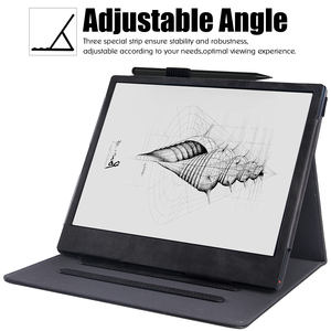 เคสขาตั้งสำหรับ <span class=keywords><strong>ONYX</strong></span> <span class=keywords><strong>BOOX</strong></span> <span class=keywords><strong>Note</strong></span> Air 2 3 4 3C 4C 10.3นิ้ว <span class=keywords><strong>BOOX</strong></span> Go 10.3พรีเมี่ยมปลอกหนัง PU พร้อมสายคล้องมือ - Product Image 3