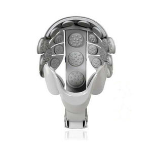 Beliebte neue automatische Luftdruck Kopf <span class=keywords><strong>massage</strong></span> Helm doppelt vibrierende elektrische Kopf <span class=keywords><strong>massage</strong></span> gerät für Gehirn entspannen verbessern das Schlafen - Product Image 2