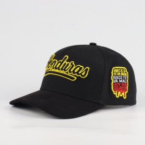 Casquettes de baseball personnalisées en coton brodé 3D de haute qualité pour hommes, avec logo brodé, 5 panneaux, pour le sport, vente en gros - Product Image 1