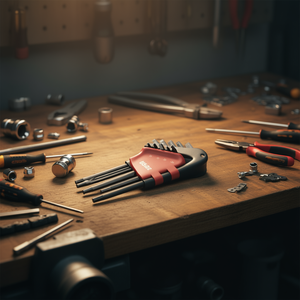 Juego de llaves hexagonales Usag 280 Ltstx S8, tamaño métrico 1 2 3 4 5 6 8 mm para herramientas de reparación de precisión - Product Image 3