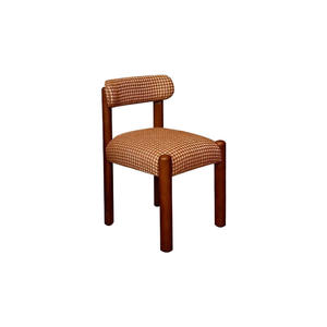 Sedia da Pranzo di Design Antico con Schienale Semplice, Finitura in Frassino Vintage di Lusso, Imbottitura Morbida per Soggiorno e Arredamento Casual - Product Image 6